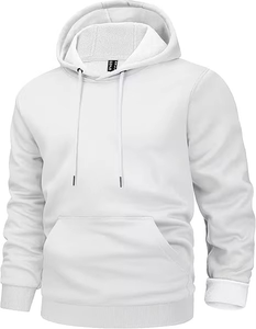 Sudaderas con Capucha Lisas al por Mayor para Hombre, Ropa Urbana, Logotipo Personalizado, 100% Algodón, Hombros Caídos, Estilo Holgado, para Invierno - Product Image 3