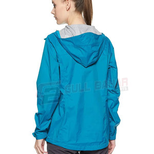 <b>Women's</b> <b>Windbreaker</b> <b>Jacket</b> with Zipper Closure and Breathable Windproof Design Finished with Nylon Lining - Product Image 2