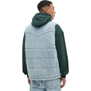 Chaquetas sin Mangas para Hombre, Personalizadas al por Mayor, de Mezclilla, 100% Algodón Elástico, con Múltiples Bolsillos y Logotipo Personalizado - Product Image 4