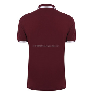 100% coton hommes polos Original Golf & Sports décontracté polo avec devant tricoté Logo Polo T-Shirt - Product Image 2