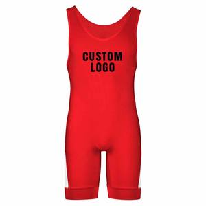 Quantité minimale de commande bas Concevez vos propres hommes Lutte Singlet Stretch Respirant Léger Sublimation Uniforme avec Design Cool - Product Image 4