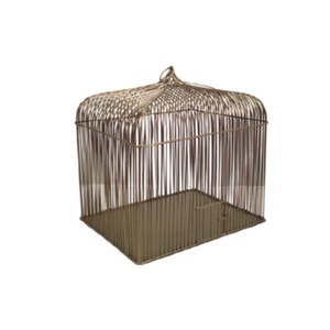 Jaula de Metal para pájaros, casa de pájaros colgante moderna, jaula de hierro duradera decorativa para jardín al aire libre, balcón y decoración del hogar - Product Image 1