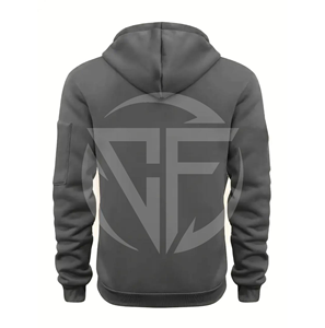 Fabricant personnalisé de haute qualité pulls à capuche pour hommes hiver vêtements de style de rue à la mode sweat-shirt décontracté à motifs solides - Product Image 2