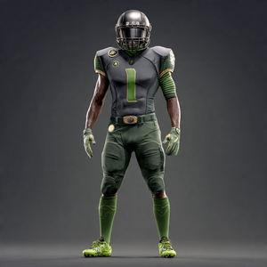 Uniformes de football américain, numéros d'équipe personnalisés, ensembles de maillots et de pantalons de football, ensembles d'uniformes sportifs américains - Product Image 1