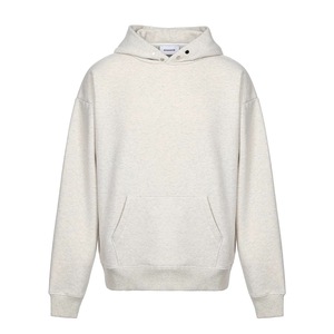 Sudadera con capucha y cremallera personalizada en 3D para Hombre Sudaderas de gran tamaño de algodón pesado con hombro caído y logotipo bordado para invierno - Product Image 3