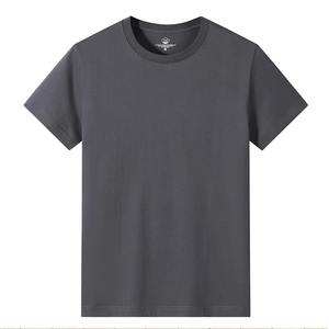 Camisetas de Algodón para Hombre, Moda Corta 2025, Cuello Redondo, Camiseta Ajustada Informal para Hombre, Color Sólido, 18 Colores, Tallas Grandes M-6XL, Venta al por Mayor - Product Image 4