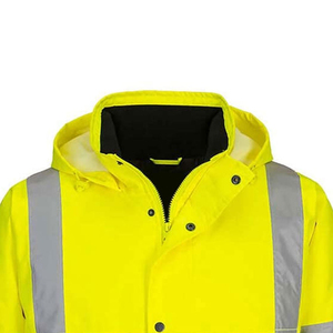 Veste de sécurité haute visibilité pour travaux de construction, vente chaude, veste réfléchissante d'hiver de qualité supérieure et au design OEM - Product Image 6