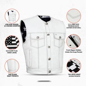 เสื้อแจ็คเก็ตหนังสำหรับขี่มอเตอร์ไซค์ขายดี รุ่นคลาสสิกสำหรับผู้ชาย คุณภาพดีเยี่ยม - Product Image 4