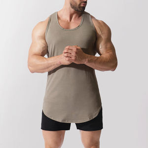 Camiseta Deportiva de Entrenamiento para Hombre, Camiseta de Gimnasio de Secado Rápido para Correr, Camiseta de Baloncesto Transpirable y Ecológica de Algodón/Spandex - Product Image 5