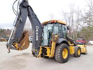 Chargeuses John Deere 410L d'occasion puissantes 2023, chargeuse-pelleteuse sur roues John Deere d'occasion en stock, haute qualité et belles performances - Product Image 6