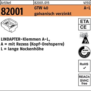 <b>Clamp</b> Terminal R 82001 GTW 40 LM 16/11.0 1 Piece by LINDAPTER - Product Image 1