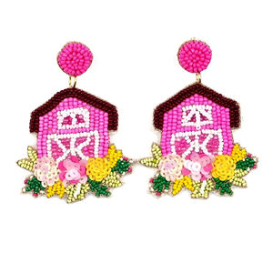 Pendientes Colgantes Clásicos Hechos a Mano con Cuentas de Colores Bordadas de la India, Joyería de Moda para Fiestas, Unisex - Product Image 1