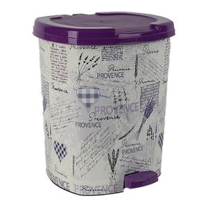 Ensemble de 3 poubelles hygiéniques à pédale avec motifs – Seaux intérieurs de 7L, 13L et 22L pour cuisine et bureau – Portable - Product Image 4