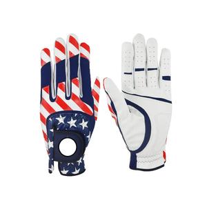 Guantes de Golf Profesionales Personalizados de Piel de Oveja Transpirable para Hombre y Mujer, Mano Izquierda, Todas las Tallas, con Logotipo Personalizado para Uso Deportivo - Product Image 1
