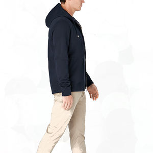 Custom Logo Top Quality 100% Cotton Puff Printing <b>Y2K</b> Zipper <b>Hoodies</b> Sweatshirts Graphic <b>Hoodies</b> Casual Men Hoodie - Product Image 5