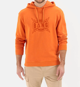 เสื้อฮู้ดดี้ผู้ชายไซส์ใหญ่ สีพื้น ผ้าคอตตอนเจอร์ซีย์ สวมใส่สบายสำหรับฤดูหนาว ทรงหลวม ระบายอากาศได้ดี มีกระเป๋า - Product Image 1