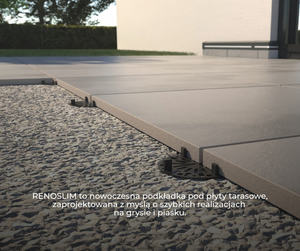 Renoplast ®   Renoslim Terrace Pads, Soporte Universal Ajustable de Plástico para Suelos Elevados, Balcones, Terrazas, Pedestales Elevadores - Product Image 4