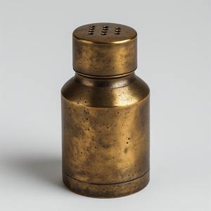 โรงโม่เกลือและพริกไทยทำจากไม้โบราณมีด้ามจับเงินแบบโบราณงานช่างทำด้วยมือออกแบบมาสำหรับการตกแต่งภายในห้องรับประทานอาหาร - Product Image 3