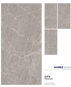 Modern Design Style Vitrified <b>Tiles</b> Carving Finished 800x1600mm Size Porcelain Body Acid-Resistant for Office Interior <b>Walls</b> - Product Image 5