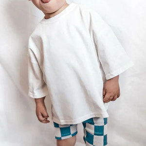 Otoño hecho a medida 100% algodón camiseta niños nuevo verano estampado Niño estampado cuello redondo Venta caliente nueva ropa de bebé camiseta - Product Image 2