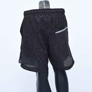 Nouveau design de vêtements pour hommes Shorts d'été pour hommes en coton noir Oem personnalisé style rue principale en vente directe d'usine Short pour hommes - Product Image 5