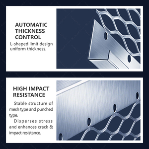 Perfil de Protección de Esquinas para Paneles de Yeso, Galvanizado, Recubrimiento Delgado, para <span class=keywords><strong>Enlucido</strong></span> - Product Image 6