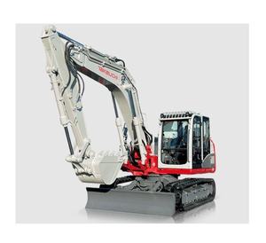 Mini-excavatrice Takeuchi haut de gamme avec sièges à suspension de luxe, moteurs de translation automatiques à 2 vitesses, éclairage LED, moteur et pompe. - Product Image 4