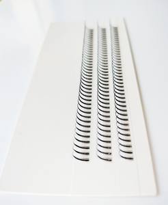 Extensions de cils professionnelles personnalisées, forme Wispy, 0.07, 8-18mm, pour salon, faites à la main, volume pré-fait, noir mat doux, cheveux synthétiques - Product Image 5