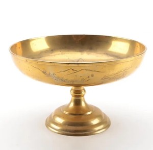 Tazón de Metal japonés con acabado de diseño de lujo, tazón de Metal para servir con cuchara, tazón decorativo de cocina moderno - Product Image 3