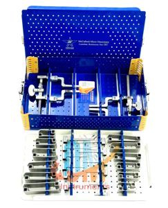 OMI alta calidad 38 Uds conjunto de acero inoxidable McCulloch microdiscectomía Lumbar Retractor Manual cirugía de columna instrumentos de aluminio - Product Image 1