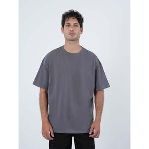 T-shirt ALAINA à épaules tombantes, 100% coton jersey 300 g/m², impression sérigraphique compressée, poids du tissu 180 g/m² - Product Image 2