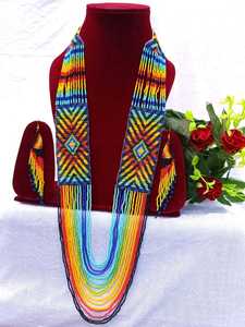 Conjunto DE JOYAS DE BODA Collar de mujer para fiestas Aniversarios y regalos Patrón de paz - Product Image 3