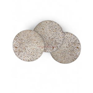 Sets de table modernes en nacre avec finition naturelle douce pour la présentation quotidienne de la table en provenance du Vietnam - Product Image 2