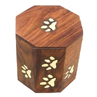 Artisanat en bois 2023, urne funéraire moderne en bois naturel pour cendres humaines, avec taille personnalisée et forme diagonale