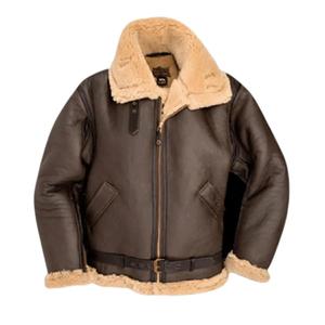 Chaqueta de cuero de piel sintética gruesa para hombre con cierre de cremallera estilo callejero abrigo de invierno a prueba de viento patrón de letras teñidas lisas - Product Image 3