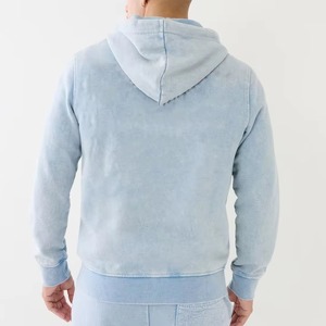 Sweat à capuche d'hiver pour homme, fermeture éclair double tête, fermeture éclair personnalisée, veste 100% coton de qualité supérieure avec impression numérique - Product Image 3