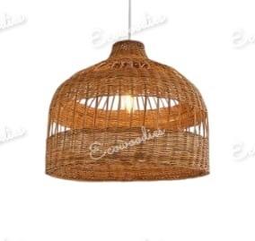 Handcrafted <b>Bamboo</b> Pendant <b>Light</b> Unique Vintage Industrial Ceiling Chandelier for Hotel's Living Room Dining Room Apartment - Product Image 6