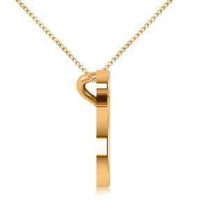 Collar con Colgante de Ballena en Oro Amarillo de 14k y Oro Clásico de 18k con Cadenas de Latón con Forma Geométrica y Circonitas, Ideal para Regalo o Compromiso - Product Image 2