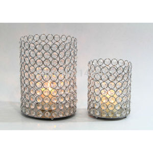 Support de bougie votive en cristal moderne, rond, pour bougies chauffe-plat, décoration de table haut de gamme, parfait pour les mariages et la décoration intérieure de luxe - Product Image 5