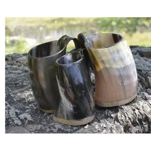 Viking Style Eco-Friendly Religious & Animal Drinking Horn <b>Mug</b> for <b>Halloween</b> Costume - Product Image 5