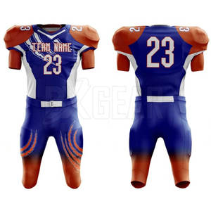 Ropa de entrenamiento de moda superior con precio duradero Uniforme de fútbol americano hecho de material de poliéster 100% a la venta - Product Image 1