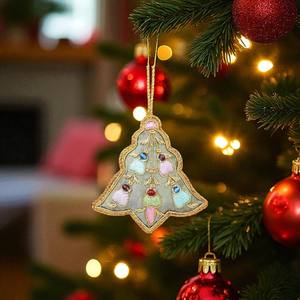 Ornements de Noël étoile en vrac accents d'arbre suspendus décoratifs en gros - Product Image 6
