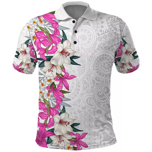 Camisetas Polo Personalizadas con Logotipo, Diseño Tribal Polinesio para Hombre, Camiseta Polo Casual para Hombre, Tallas Grandes, Camisetas Polo para Hombre, Sublimación 2026 - Product Image 1