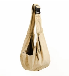 Özel kadife evcil hayvan taşıyıcı sırt çantası katlanabilir lüks kedi köpek seyahat tek kollu çanta ayarlanabilir yumuşak evcil hayvan taşıyıcı ile telefon cebi - Product Image 1