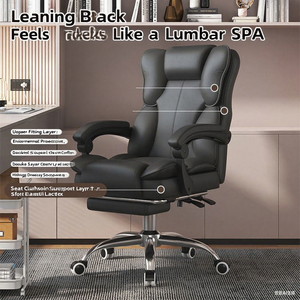 Chaises confortables de patron de PDG de jeu de course chaise de <span class=keywords><strong>bureau</strong></span> inclinable pivotante moderne avec repose-pieds chaises de jeu Sillas <span class=keywords><strong>Gamer</strong></span> Pro - Product Image 5