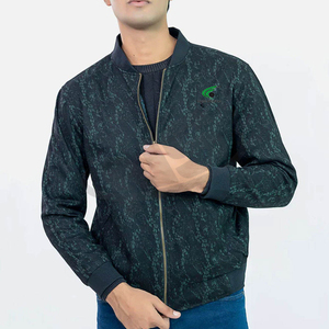 Veste d'hiver de couleur unie la plus vendue pour les hommes décontractée Street Wear personnalisé Style Letterman à manches longues respirant veste chaude - Product Image 2