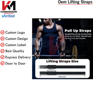 Correas de Levantamiento para Hombres y Mujeres, Correas de Muñeca de 18 Pulgadas para Levantamiento de Pesas, Almohadilla de Muñeca de 4 mm, Soporte para Levantamiento de Pesas, Correas para Peso Muerto y Dominadas - Product Image 5