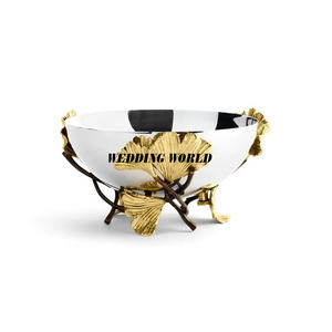 Tazón de Chocolate Ecológico de Acero Inoxidable, Última Colección, Tazón para Dulces Hecho a Mano, Brillante, Pulido, Lujoso y Elegante, Tazón para Bodas - Product Image 1