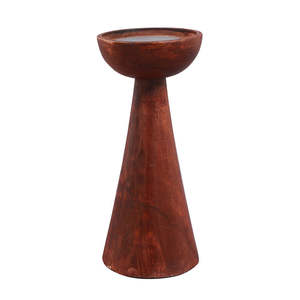 Bougeoir unique moderne et bougeoir en bois conçus pour une lueur chaude aux chandelles et un style contemporain - Product Image 1
