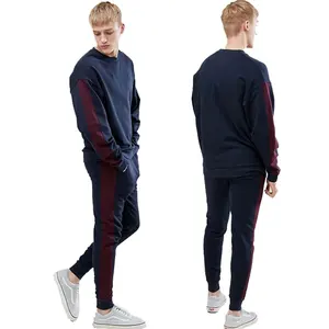 Pabrik grosir pakaian latihan olahraga jogger Sepak Bola polos pria pakaian olahraga pria polyester mesh shell tracksuit